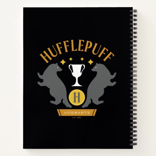 HUFFLEPUFF™ Badger en Cup House Pride Graphic Notitieboek (Achterkant)
