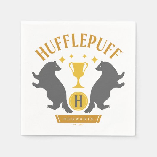 HUFFLEPUFF™ Badger en Cup House Pride Graphic Servet (Voorkant)