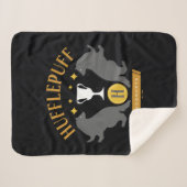 HUFFLEPUFF™ Badger en Cup House Pride Graphic Sherpa Deken (Voorkant (horizontaal))