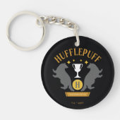 HUFFLEPUFF™ Badger en Cup House Pride Graphic Sleutelhanger (Voorkant)