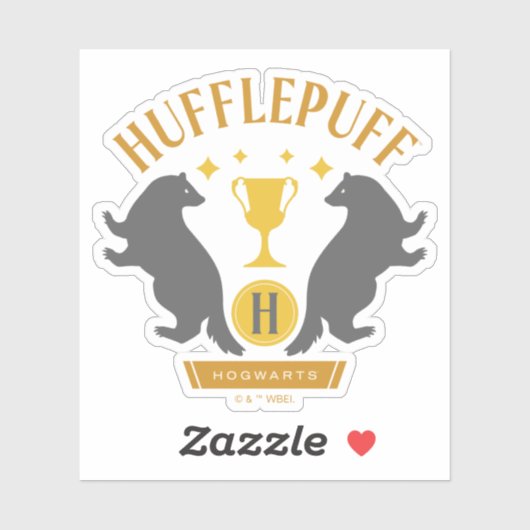 HUFFLEPUFF™ Badger en Cup House Pride Graphic Sticker (Vel)