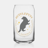 HUFFLEPUFF™ Badger House Pride Badge Blikvorm Glas (Voorkant)