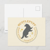 HUFFLEPUFF™ Badger House Pride Badge Briefkaart (Voorkant / Achterkant)