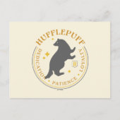 HUFFLEPUFF™ Badger House Pride Badge Briefkaart (Voorkant)