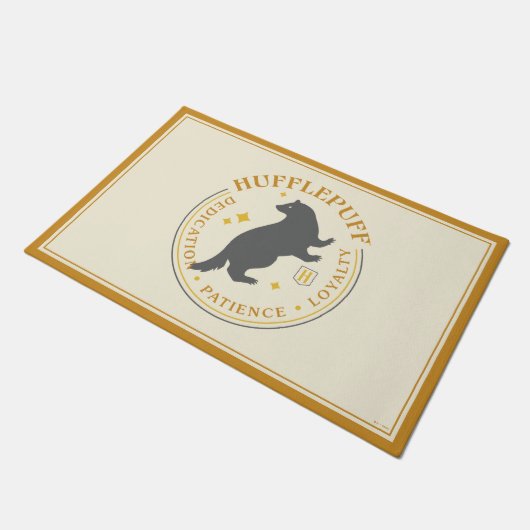 HUFFLEPUFF™ Badger House Pride Badge Deurmat (Schuin)