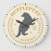 HUFFLEPUFF™ Badger House Pride Badge Grote Klok (Voorkant)