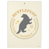 HUFFLEPUFF™ Badger House Pride Badge Klembord (Achterkant)