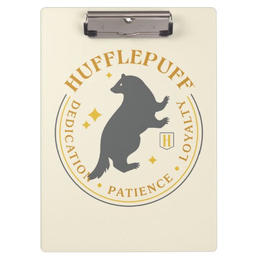 HUFFLEPUFF™ Badger House Pride Badge Klembord (Voorkant)