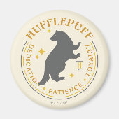 HUFFLEPUFF™ Badger House Pride Badge Magneet (Voorkant)
