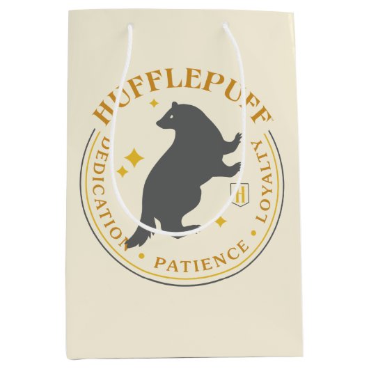HUFFLEPUFF™ Badger House Pride Badge Medium Cadeauzakje (Voorkant)