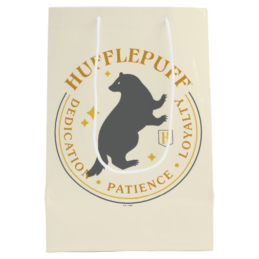 HUFFLEPUFF™ Badger House Pride Badge Medium Cadeauzakje (Achterkant)