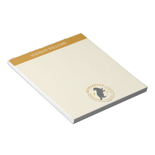 HUFFLEPUFF™ Badger House Pride Badge Notitieblok (Schuin)