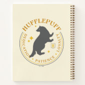 HUFFLEPUFF™ Badger House Pride Badge Notitieboek (Achterkant)
