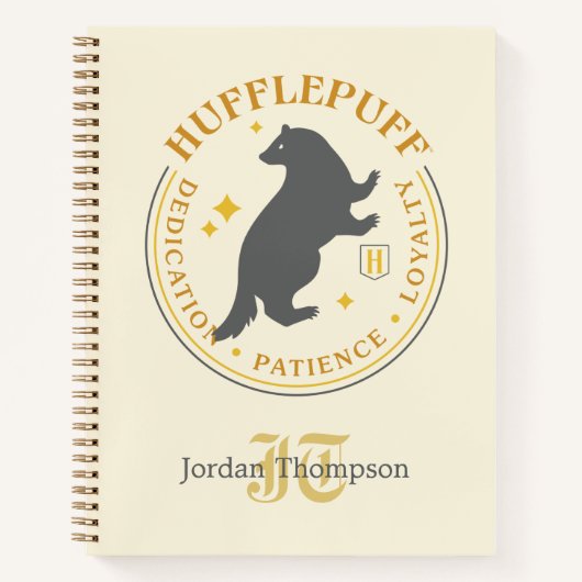 HUFFLEPUFF™ Badger House Pride Badge Notitieboek (Voorkant)