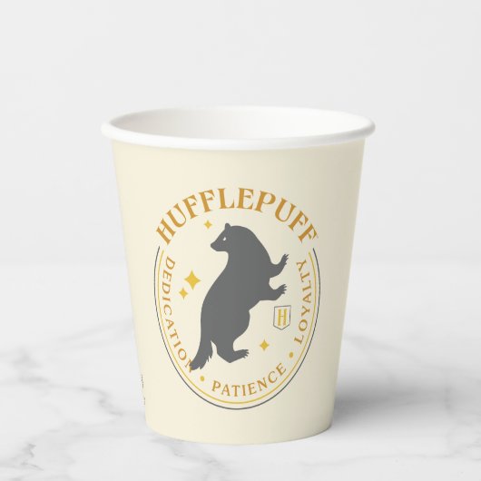 HUFFLEPUFF™ Badger House Pride Badge Papieren Bekers (Voorkant)