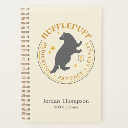 HUFFLEPUFF™ Badger House Pride Badge Planner (Voorkant)