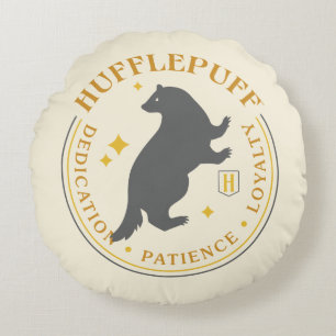 HUFFLEPUFF™ Badger House Pride Badge Rond Kussen
