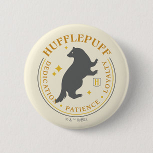 HUFFLEPUFF™ Badger House Pride Badge Ronde Button 5,7 Cm