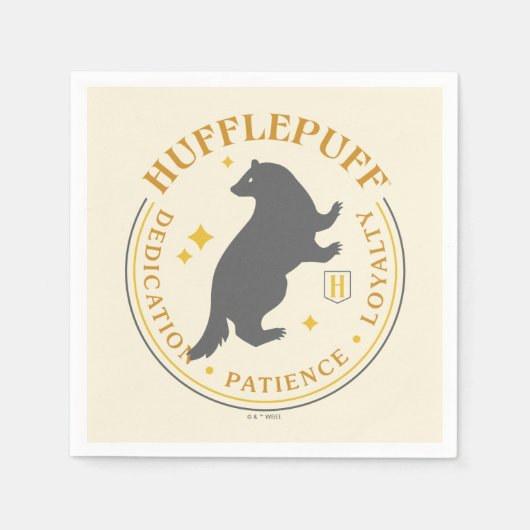HUFFLEPUFF™ Badger House Pride Badge Servet (Voorkant)