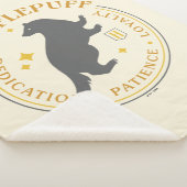 HUFFLEPUFF™ Badger House Pride Badge Sherpa Deken (3/4)