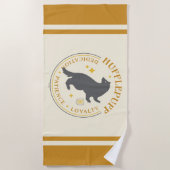 HUFFLEPUFF™ Badger House Pride Badge Strandlaken (Voorkant)