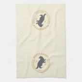 HUFFLEPUFF™ Badger House Pride Badge Theedoek (Verticaal)