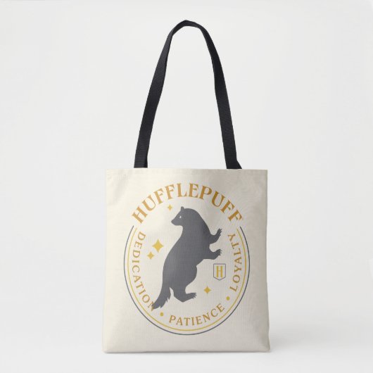 HUFFLEPUFF™ Badger House Pride Badge Tote Bag (Voorkant)