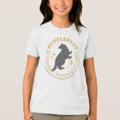 HUFFLEPUFF™ Badger House Pride Badge Tri-Blend Shirt (Voorkant)