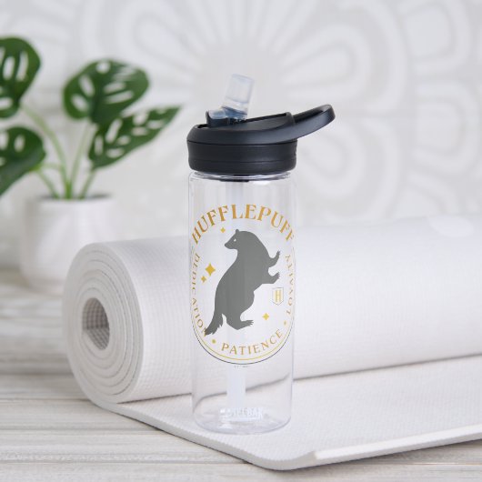 HUFFLEPUFF™ Badger House Pride Badge Waterfles (Links)