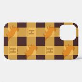 HUFFLEPUFF™ Check Pset Patroon Case-Mate iPhone Case (Achterkant (horizontaal))