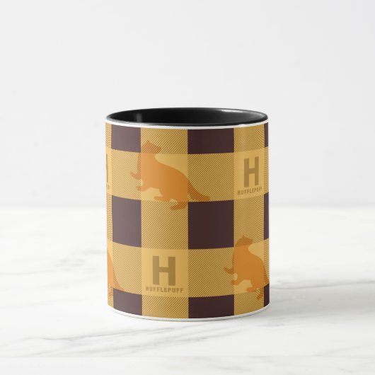 HUFFLEPUFF™ Check Pset Patroon Mok (Midden)