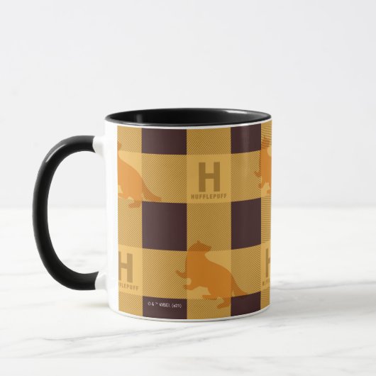 HUFFLEPUFF™ Check Pset Patroon Mok (Links)