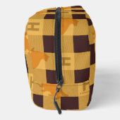 HUFFLEPUFF™ Check Pset Patroon Toilettasje (Rechts)