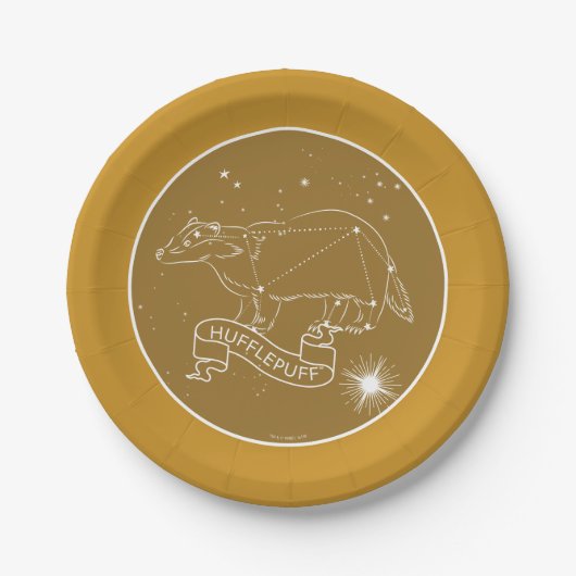 HUFFLEPUFF™-constellatie Grafisch Papieren Bordje (Voorkant)