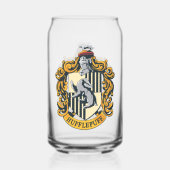 Hufflepuff Crest Blikvorm Glas (Voorkant)