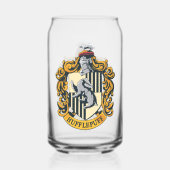 Hufflepuff Crest Blikvorm Glas (Achterkant)