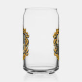 Hufflepuff Crest Blikvorm Glas (Rechts)