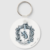 Hufflepuff Crest Blue Sleutelhanger (Voorkant)