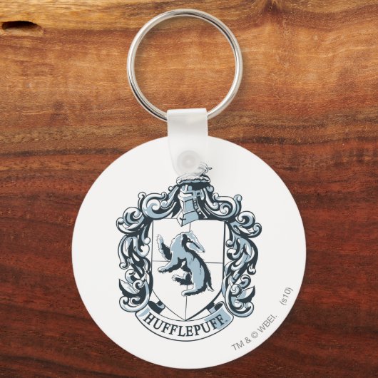 Hufflepuff Crest Blue Sleutelhanger (Voorkant)