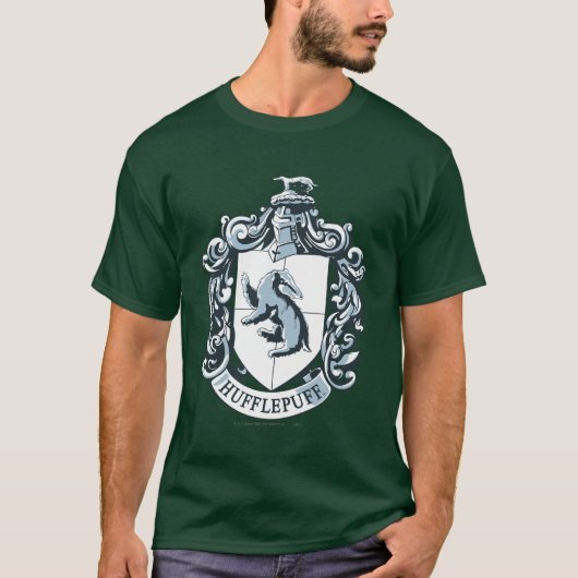 Hufflepuff Crest Blue T-shirt (Voorkant)