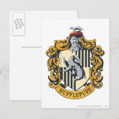 Hufflepuff Crest Briefkaart (Voorkant / Achterkant)