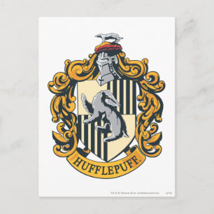 Hufflepuff Crest Briefkaart