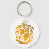 Hufflepuff Crest - geplateerd Sleutelhanger (Voorkant)