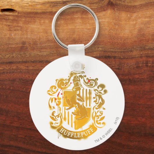 Hufflepuff Crest - geplateerd Sleutelhanger (Voorkant)