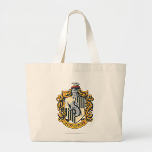 Hufflepuff Crest Grote Tote Bag
