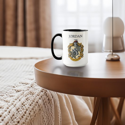 Hufflepuff Crest | Jouw namen toevoegen Mok