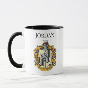 Hufflepuff Crest   Jouw namen toevoegen Mok