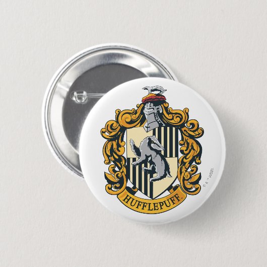 Hufflepuff Crest Ronde Button 5,7 Cm (Voorkant /achterkant)