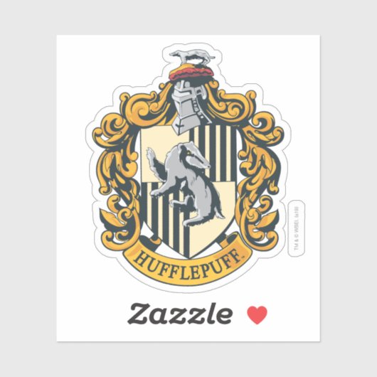 Hufflepuff Crest Sticker (Vel)