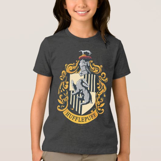 Hufflepuff Crest Tri-Blend Shirt (Voorkant)